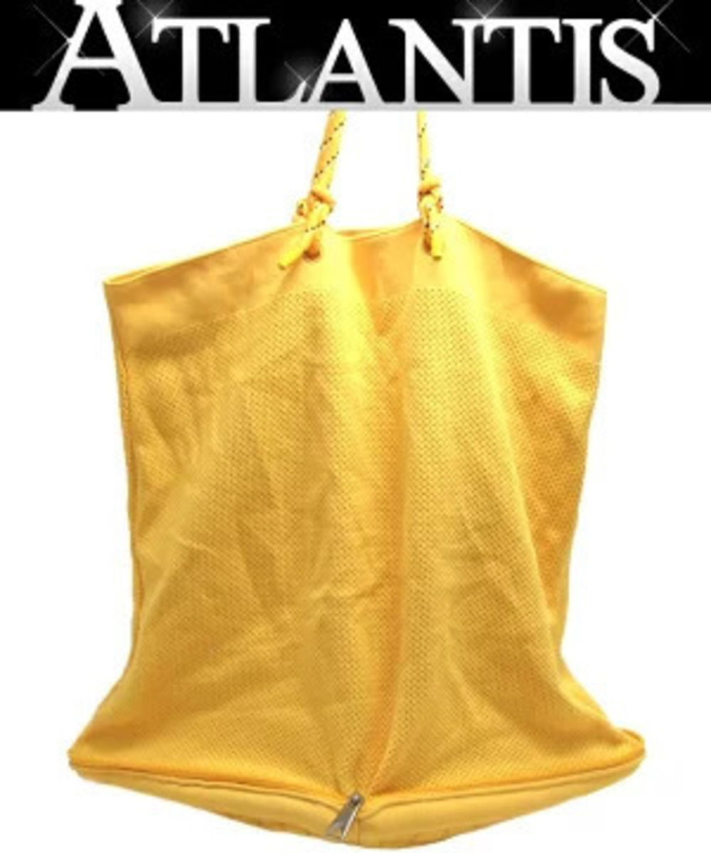 Bottega Veneta Foldable Tote Bag Yellow